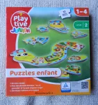 Play Tive Junior : 2 puzzles chenille en bois