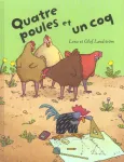 Quatre poules et un coq