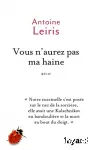 Vous n'aurez pas ma haine