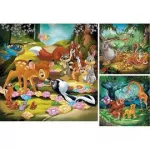 Puzzle 3x49 Animal Friends