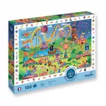 Puzzle-Jeu Cherche et Trouve 100 Pièces Fête Foraine