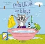 Raton laveur lave le linge