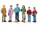 FIGURINES FAMILLES DU MONDE La famille Blues