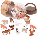 Boîte de petits animaux de la ferme & chevaux