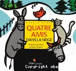 Quatre amis dans la neige