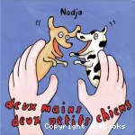 Deux mains deux petits chiens