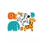 Puzzle Jungle colorée
